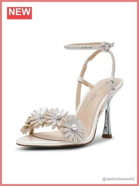 Betsey Johnson Mylee Heeled Sandals Gladiator Kitten Heel